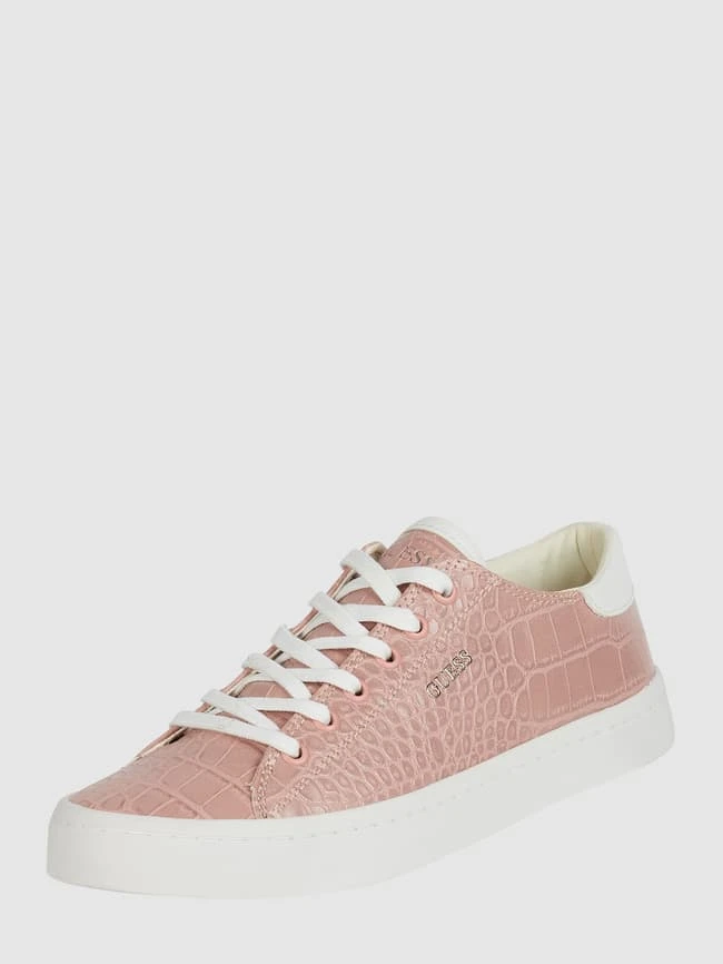 Guess Sneaker In Leder-Optik Modell 'Ester' - Pink 3 Guess Sneaker In Leder-Optik Modell 'Ester' - Pink