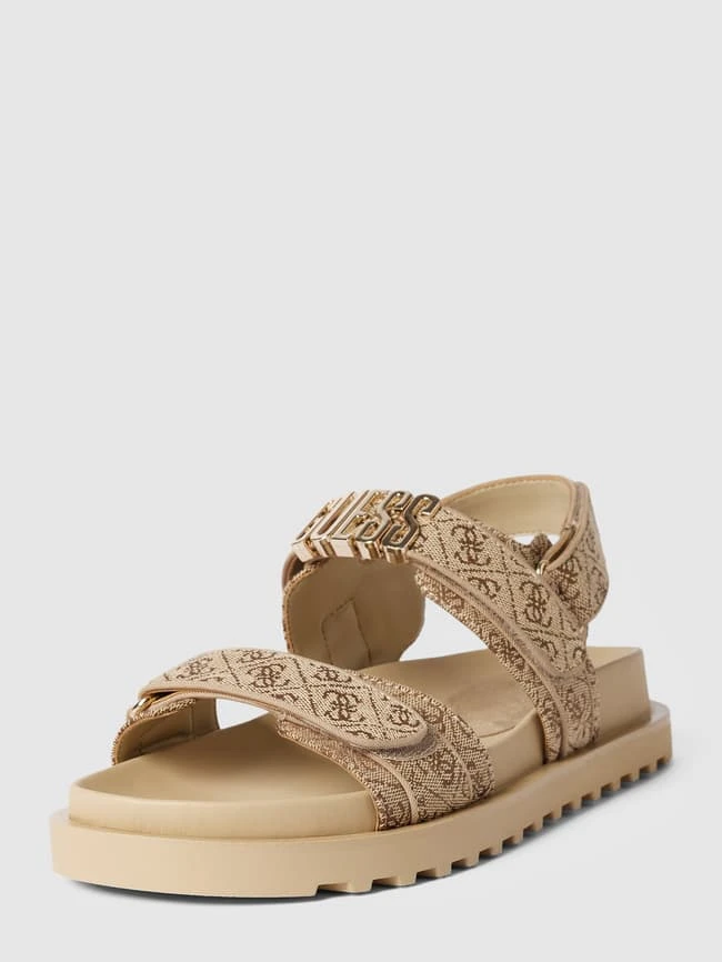Guess Sandalen Mit Label-Detail Modell 'FABELIS' - Beige 3 Guess Sandalen Mit Label-Detail Modell 'FABELIS' - Beige