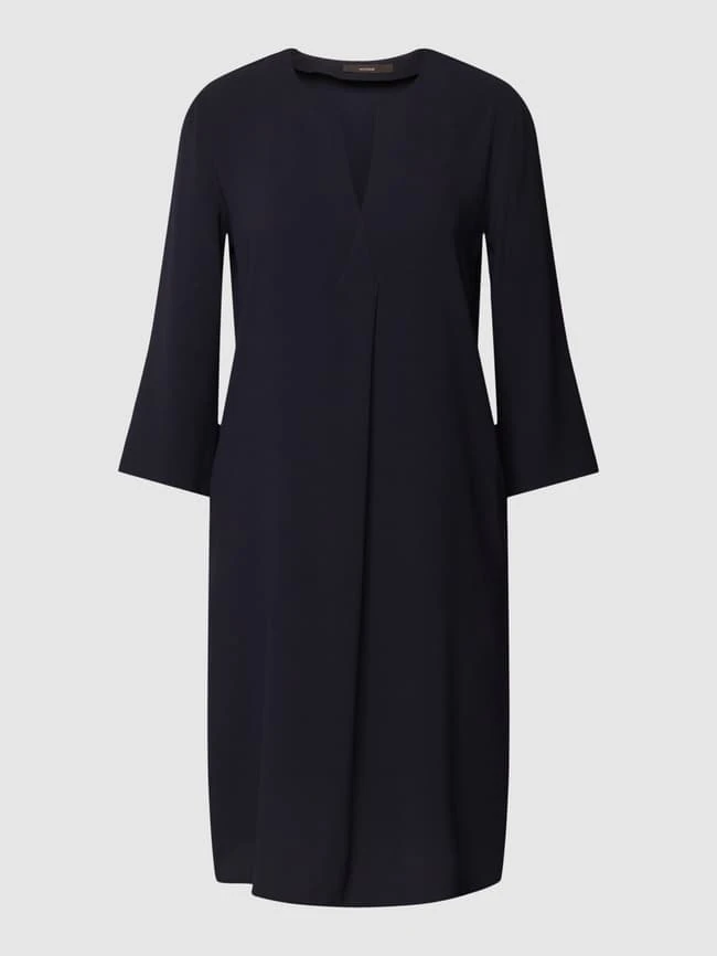 Windsor. Windsor Knielanges Kleid Mit Trompetenärmeln - Marineblau 4 Windsor. Windsor Knielanges Kleid Mit Trompetenärmeln - Marineblau – Bild 2