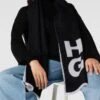 HUGO Schal Mit Label-Print Modell 'Women' - Schwarz