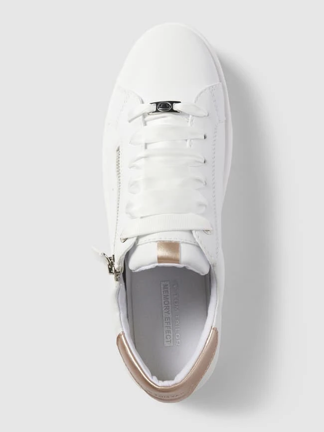 Tom Tailor Sneaker Mit Label-Details - Weiß 6 Tom Tailor Sneaker Mit Label-Details - Weiß – Bild 4