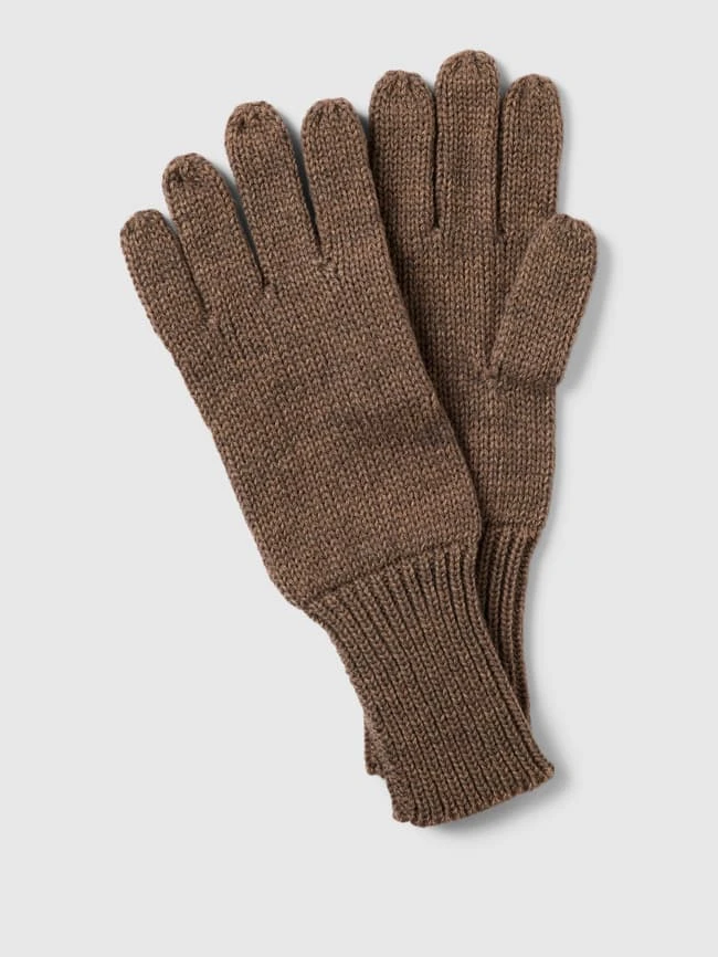 Seeberger Handschuhe In Strick-Optik - Taupe 3 Seeberger Handschuhe In Strick-Optik - Taupe