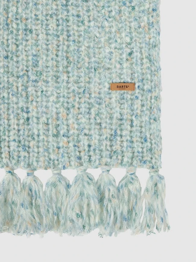 Barts Schal Mit Rippenstruktur Modell 'Joye' - Hellgrün 4 Barts Schal Mit Rippenstruktur Modell 'Joye' - Hellgrün – Bild 2