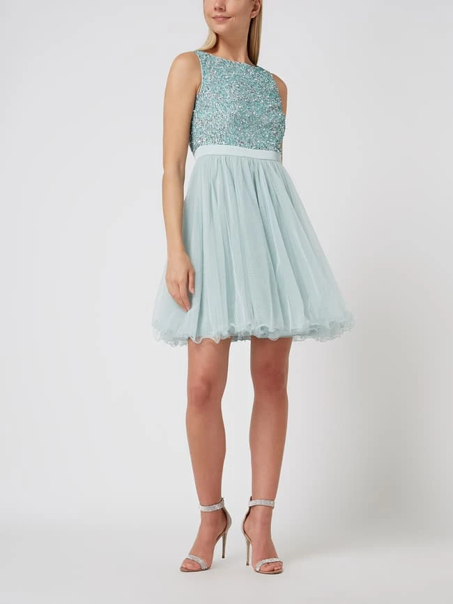 Jake*s Cocktail Cocktailkleid Aus Tüll - Hellgrün 3 Jake*s Cocktail Cocktailkleid Aus Tüll - Hellgrün