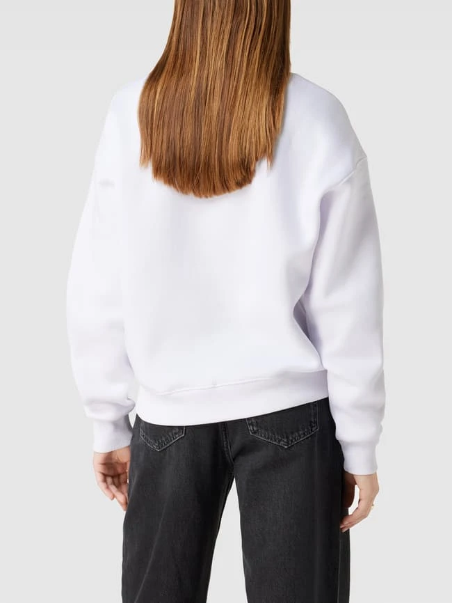 REVIEW Sweatshirt Mit Logo-Stitching Modell 'EMBRO' - Weiß 7 REVIEW Sweatshirt Mit Logo-Stitching Modell 'EMBRO' - Weiß – Bild 5