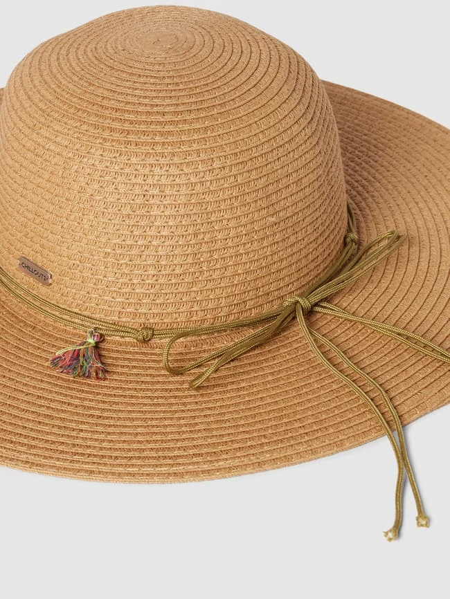 Chillouts Strohhut Mit Label-Detail Modell 'Atlanta' - Hellbraun 4 Chillouts Strohhut Mit Label-Detail Modell 'Atlanta' - Hellbraun – Bild 2