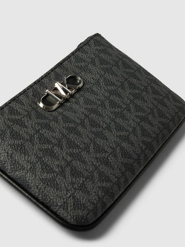 MICHAEL Michael Kors Kartenetui Mit Label-Applikation Modell 'KEY CARD HOLDER' - Schwarz 4 MICHAEL Michael Kors Kartenetui Mit Label-Applikation Modell 'KEY CARD HOLDER' - Schwarz – Bild 2