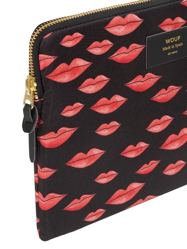 WOUF Tablettasche Mit Herzmuster Modell 'Beso'- Wasserabweisend - Schwarz 7 WOUF Tablettasche Mit Herzmuster Modell 'Beso'- Wasserabweisend - Schwarz – Bild 5